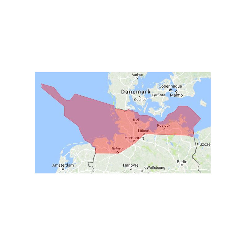 Livechart - Allemagne (Mer du Nord et Baltique)