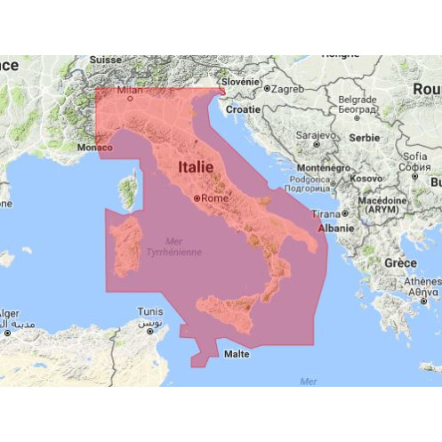 Livechart - Italie (Sardaigne et Sicile incluses)