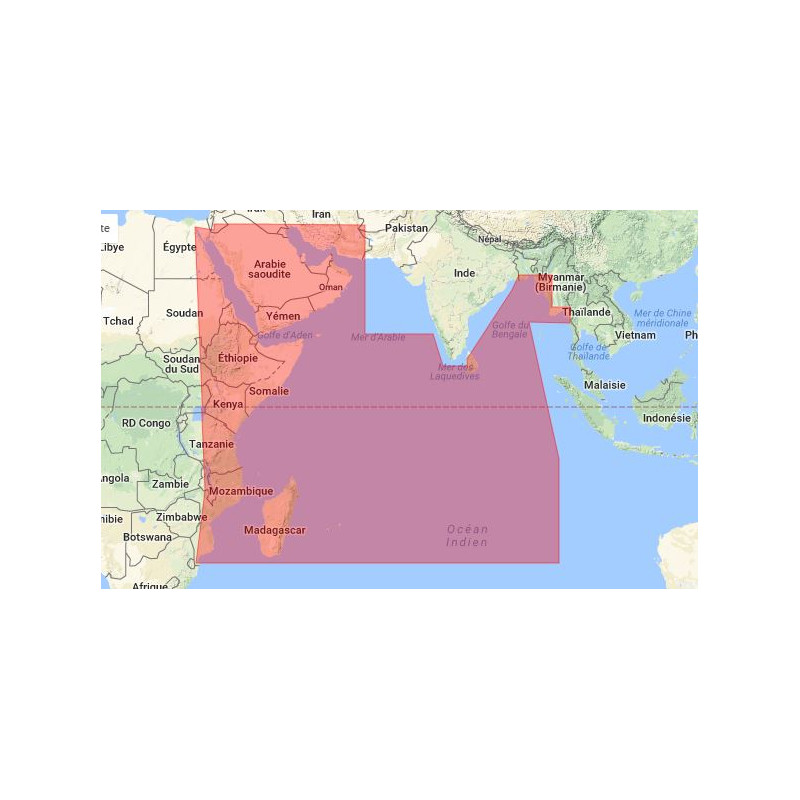 Livechart - Afrique orientale, Moyen-Orient, océan Indien