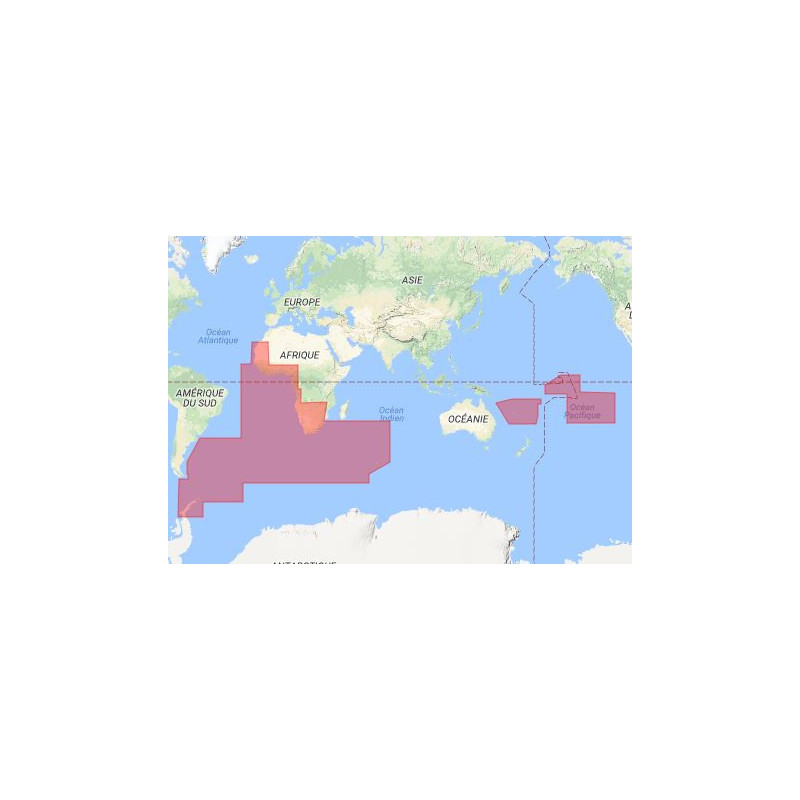 Livechart - Atlantique sud - Afrique de l'Ouest