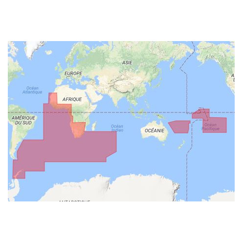 Livechart - Atlantique sud - Afrique de l'Ouest