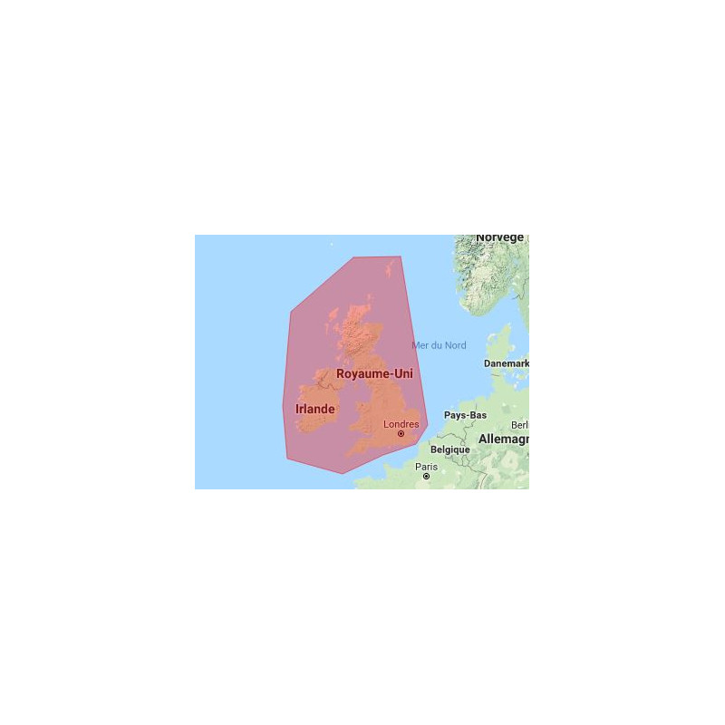 SnMap - Côtes Royaume Uni + Irlande