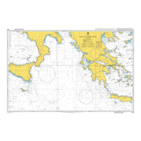 Admiralty Raster ARCS - 1439 - Sicilia to Nisos Kriti