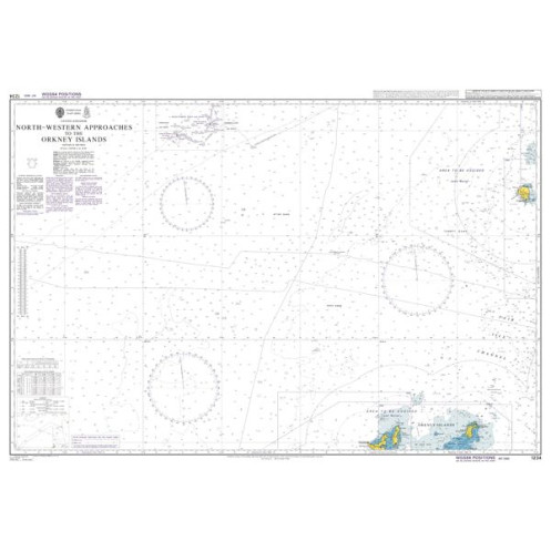 Admiralty Raster ARCS - 1234 - North - Western Approaches to the Orkney Islands