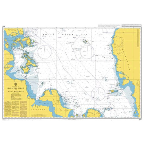 Admiralty Raster ARCS - 1312 - Singapore Strait to Selat Karimata