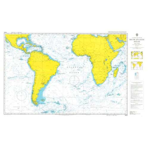 Admiralty Raster Geotiff - 4003 - A Planning Chart for the South Atlantic Ocean