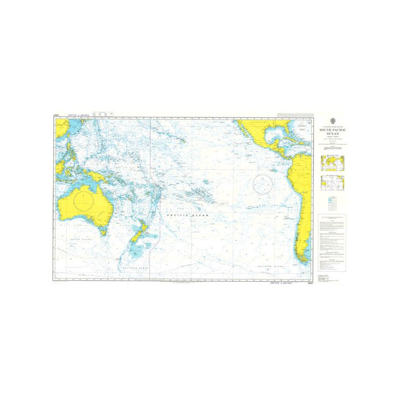 Admiralty Raster Géotiff - 4007 - A Planning Chart for the South Pacific Ocean