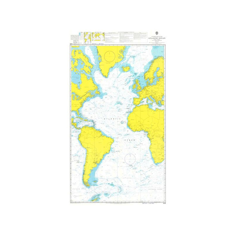 Admiralty Raster Geotiff - 4015 - A Planning Chart for the Atlantic Ocean