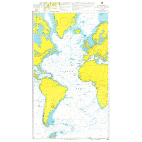 Admiralty Raster Géotiff - 4015 - A Planning Chart for the Atlantic Ocean