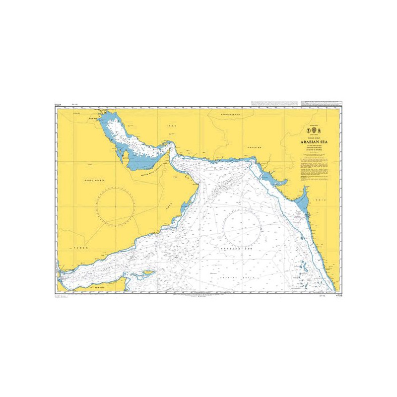 Admiralty Raster Géotiff - 4705 - Arabian Sea