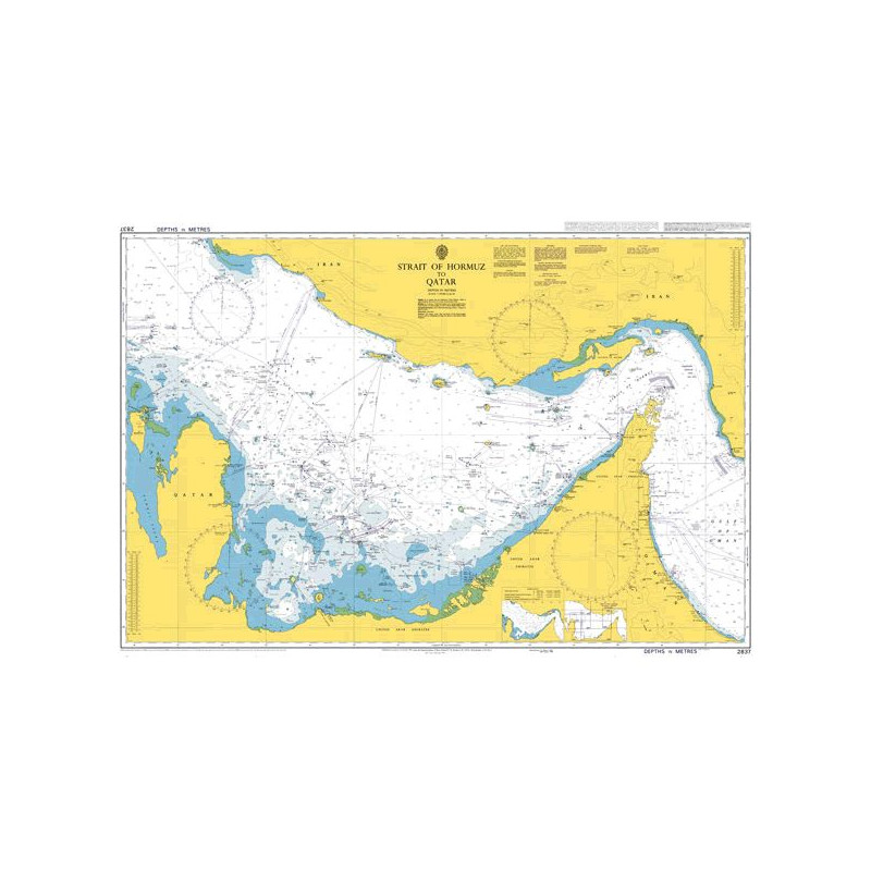 Admiralty Raster Geotiff - 2837 - Strait of Hormuz to Qatar