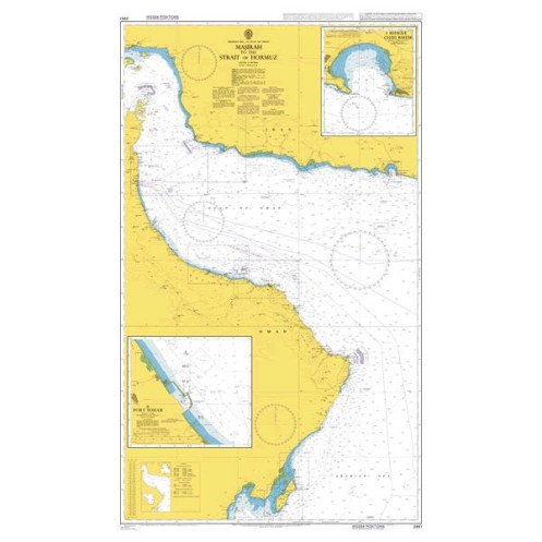 Admiralty Raster Géotiff - 2851 - Masirah to the Strait of Hormuz