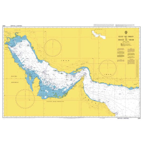 Admiralty Raster Géotiff - 2858 - Gulf of Oman to Shatt al 'Arab