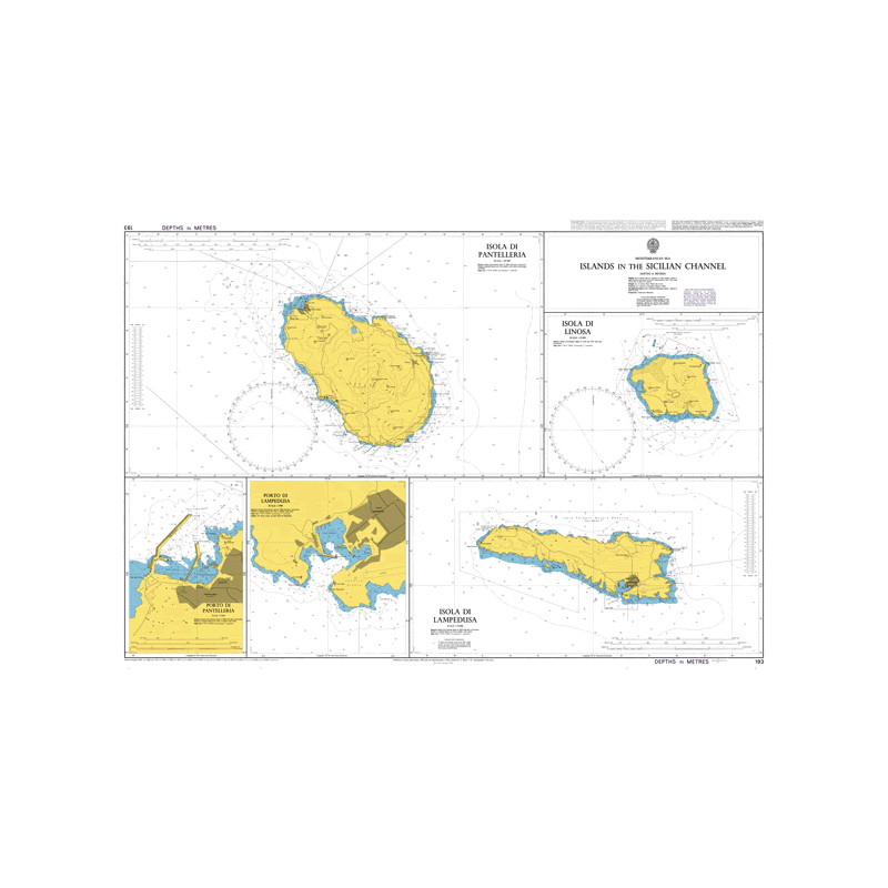 Admiralty Raster Géotiff - 193 - Islands in the Sicilian Channel