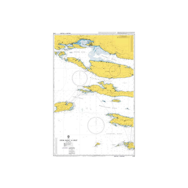 Admiralty Raster Geotiff - 2712 - Otok Susac to Split