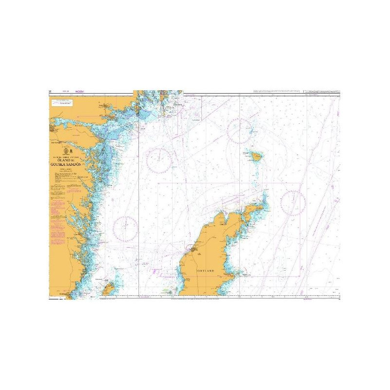 Admiralty Raster Geotiff - 2055 - Baltic Sea - Sweden - East Coast, Öland to Gotska Sandön