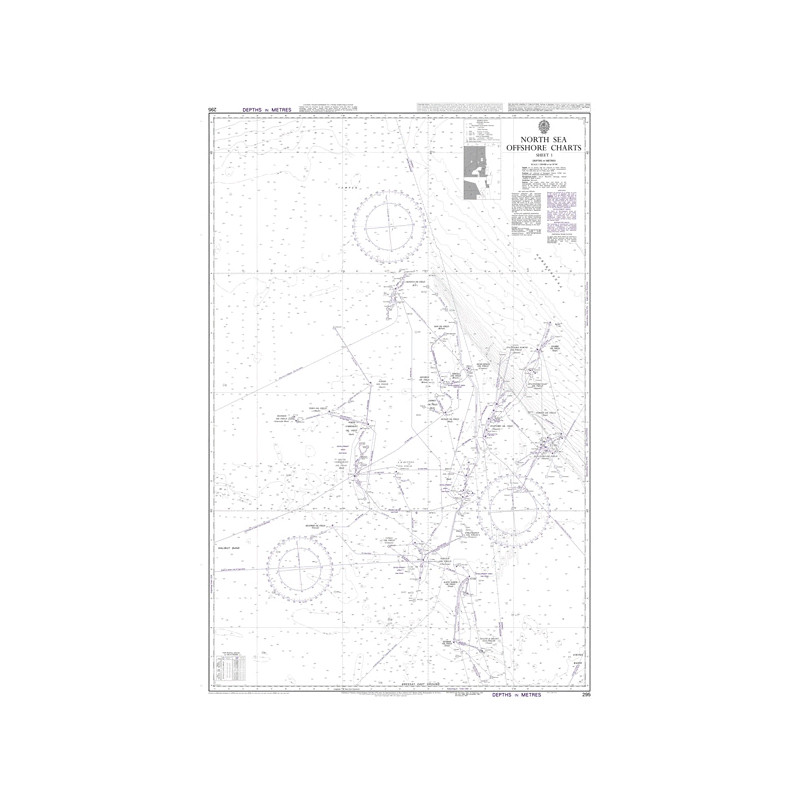 Admiralty Raster Géotiff - 295 - North Sea Offshore Charts Sheet 1