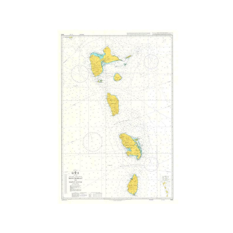 Admiralty Raster Geotiff - 1042 - Montserrat to Saint Lucia