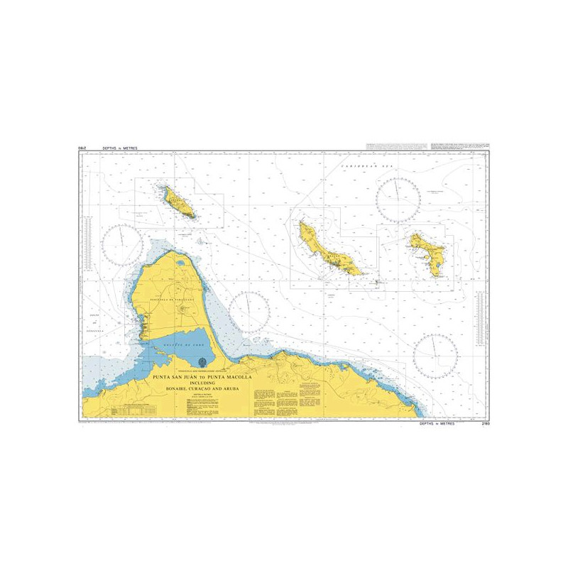 Admiralty Raster Géotiff - 2193 - Punta San Juan to Punta Macolla including Bonaire- Curacao and Aruba