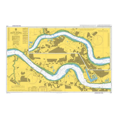 Admiralty Raster Géotiff - 2151 - River Thames Tilbury to Margaret Ness