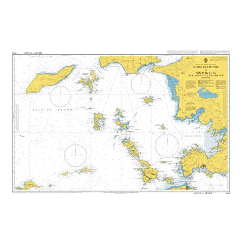 Admiralty Raster Geotiff - 1056 - Nisos Kalymnos to Nisos Ikaria including Gulluk Korfezi