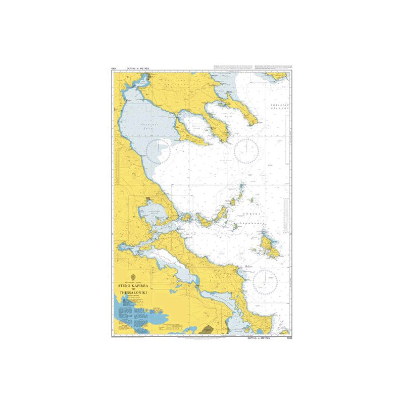 Admiralty Raster Géotiff - 1085 - Steno Kafirea to Thessaloniki
