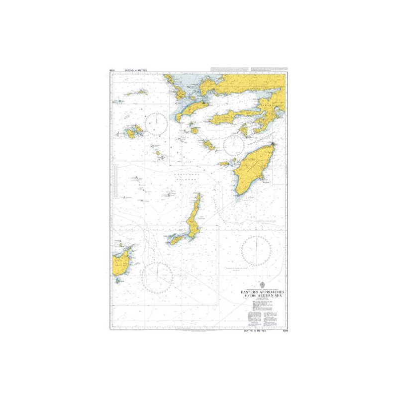 Admiralty Raster Geotiff - 1099 - Eastern Approaches to the Aegean Sea