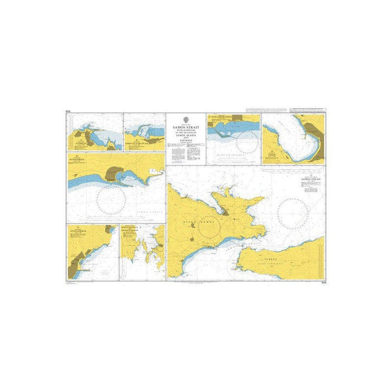 Admiralty Raster Geotiff - 1526 - Straits and Harbours in the Islands of Samos, Ikaria and Fournoi