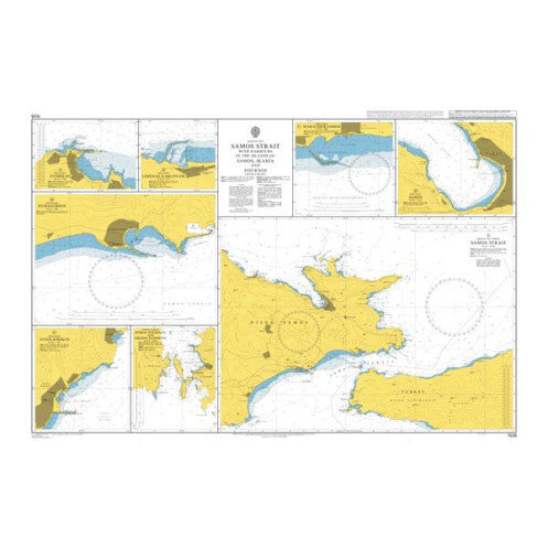 Admiralty Raster Géotiff - 1526 - Straits and Harbours in the Islands of Samos, Ikaria and Fournoi