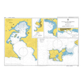 Admiralty Raster Géotiff - 1636 - Plans in the Northern Aegean Sea