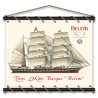Toile tendue coton Belem - Aquarelle