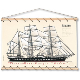 Toile tendue coton Belem - Grand modèle
