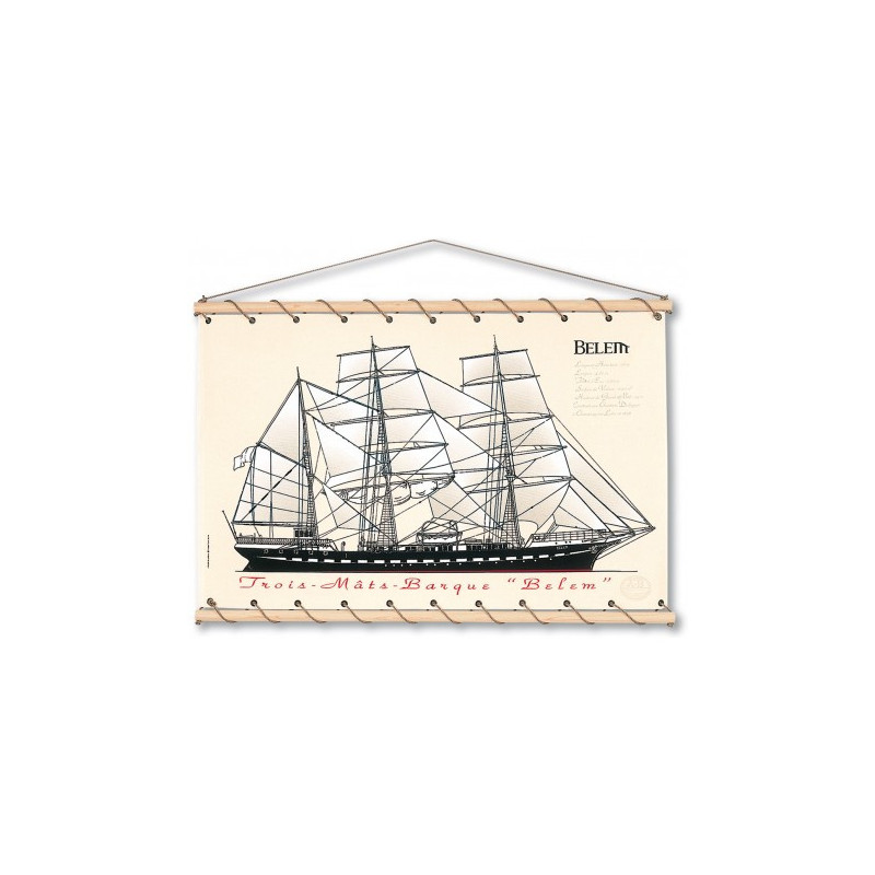 Toile tendue coton Belem - Grand modèle