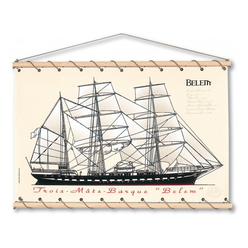 Toile tendue coton Belem - Grand modèle Toile tendue coton Belem - Grand modèle