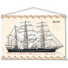 Toile tendue coton Belem - Grand modèle