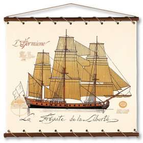Toile tendue coton Hermione - Grand modèle