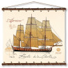 Toile tendue Hermione grand modèle - 130 x 115 cm