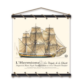 Toile tendue coton Hermione - 1779