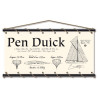 Toile tendue Pen Duick croquis écru - 115 x 60 cm