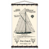Toile tendue coton Pen Duick - Plan