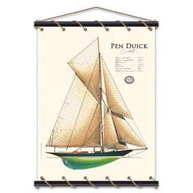 Toile tendue coton Pen Duick - Couleur
