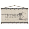 Toile tendue coton le Carrelet - blanc