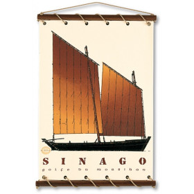 Toile tendue Sinago - 75 x 110 cm