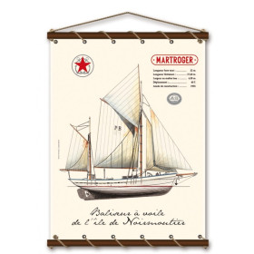 Toile tendue coton Martroger