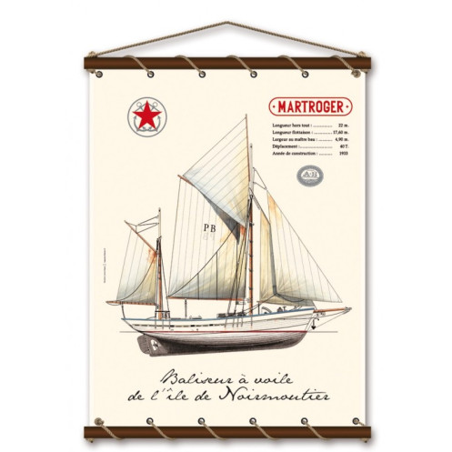 Toile tendue coton Martroger Toile tendue coton Martroger