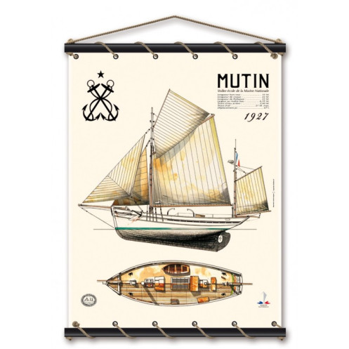 Toile tendue coton Mutin Toile tendue coton Mutin