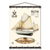 Toile tendue coton Mutin
