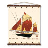 Toile tendue Aquilon ocre