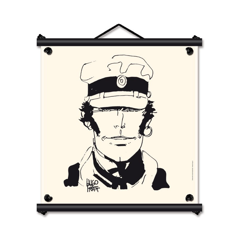 Toile tendue coton Corto Maltese - Visage