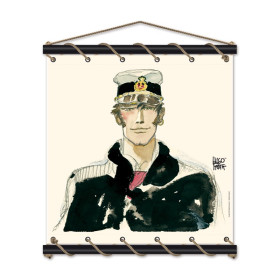 Toile tendue Corto Maltese - 75 x 80 cm